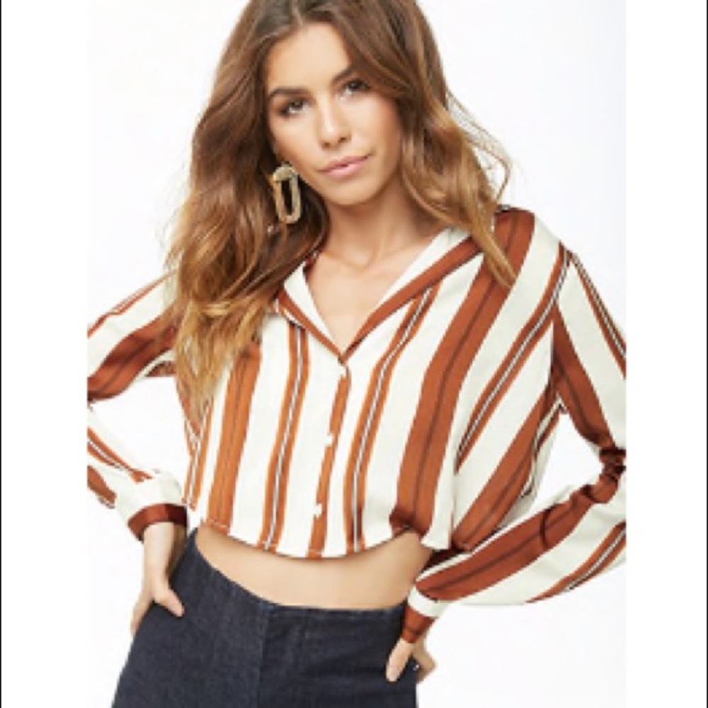 Satin Striped Shirt
